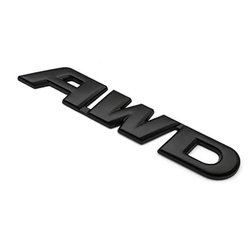 EmbRoom AWD Emblem, 3D Metal Tailgate Side Sticker Badge 8.9cm (3.5in) | Universal Fit for SUVs thumbnail 7