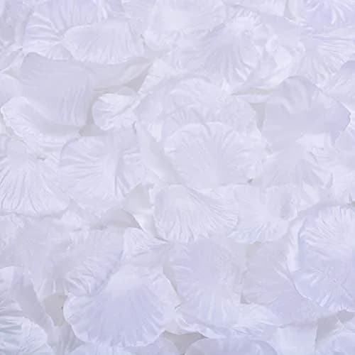 LZXD Artificial Silk Rose Petals 1000 Pieces | Romantic Wedding & Party Decor thumbnail 5