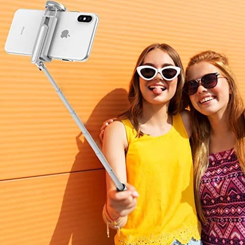 ATUMTEK Selfie Stick Tripod with Bluetooth Remote, 31.3" (79.5 cm) Extendable Aluminum Phone Holder for iPhone & Samsung thumbnail 7