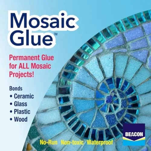 Beacon Mosaic Glue 2-Ounce Bottles | 12-Pack | Waterproof, Non-Toxic, Dries Clear thumbnail 5