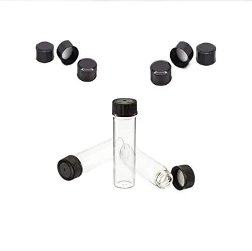 SUCOHANS 4ml Glass Vials with Black Phenolic Screw Caps | Sample & Storage Vials in India thumbnail 3