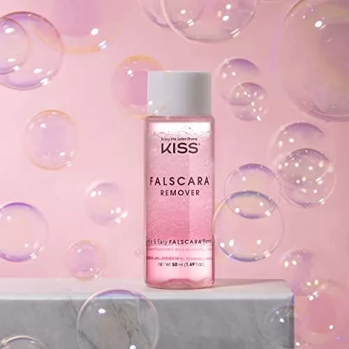 KISS Falscara DIY Eyelash Extension Remover with Rosewater 50ml (1.69 Fl Oz) | Gentle Eye Cleanser for Lash Removal thumbnail 5