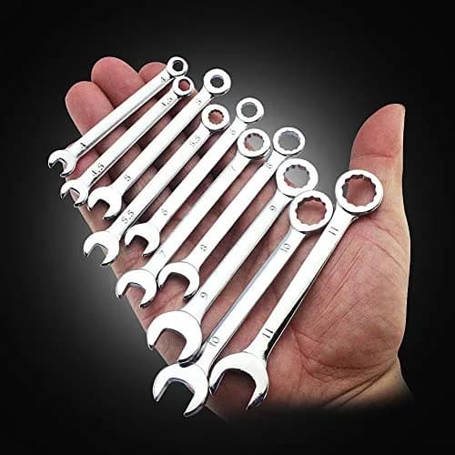 SPEEDWOX Mini Combination Wrench Set 4mm-11mm (0.157"-0.433") & 5/32"-7/16" (0.156"-0.437") | 60 Pcs Total thumbnail 4