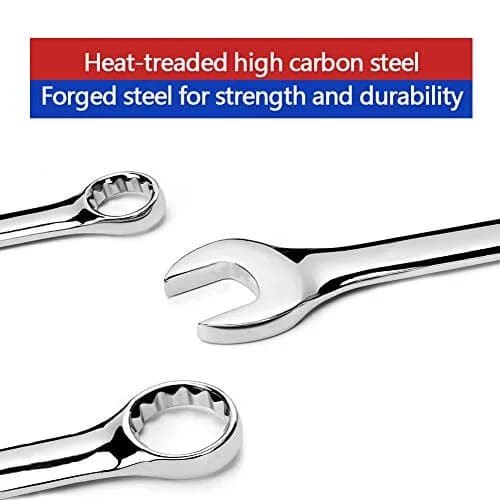 SPEEDWOX Small Wrench Set, 4mm-11mm, 5/32-7/16 Inch, 40-Piece | High Carbon Steel, Rust-Resistant Chrome Finish thumbnail 3