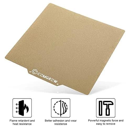 Comgrow PEI Sheet 235x235mm for Ender 3 Series 3D Printers | Textured One-Sided PEI Build Surface thumbnail 2