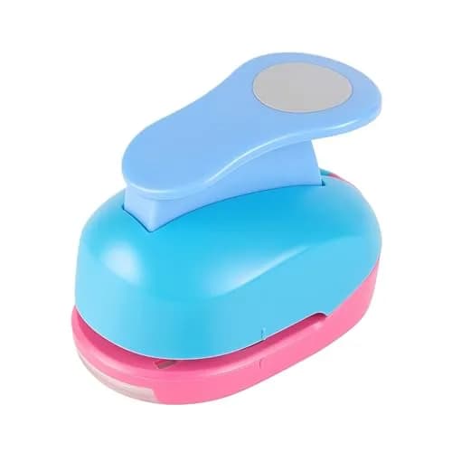 Wsyhomie 1.5 inch (38mm) Circle Punch for Paper Crafts | Lever Action for Scrapbooks & Cards thumbnail 1