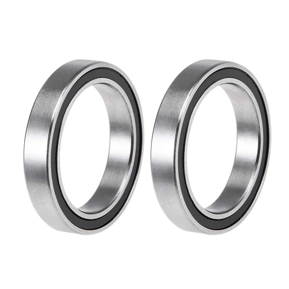 uxcell 6703-2RS Deep Groove Ball Bearings 17x23x4mm Chrome Steel Double Sealed (2 Pcs) | Industrial Grade Radial Ball Bearing