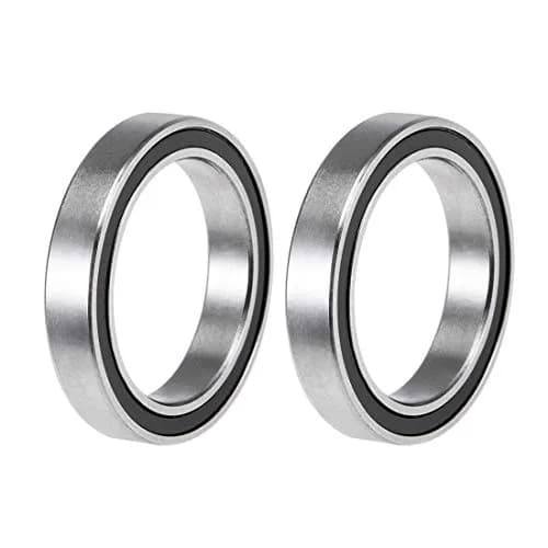 uxcell 6703-2RS Deep Groove Ball Bearings 17x23x4mm Chrome Steel Double Sealed (2 Pcs) | Industrial Grade Radial Ball Bearing thumbnail 1