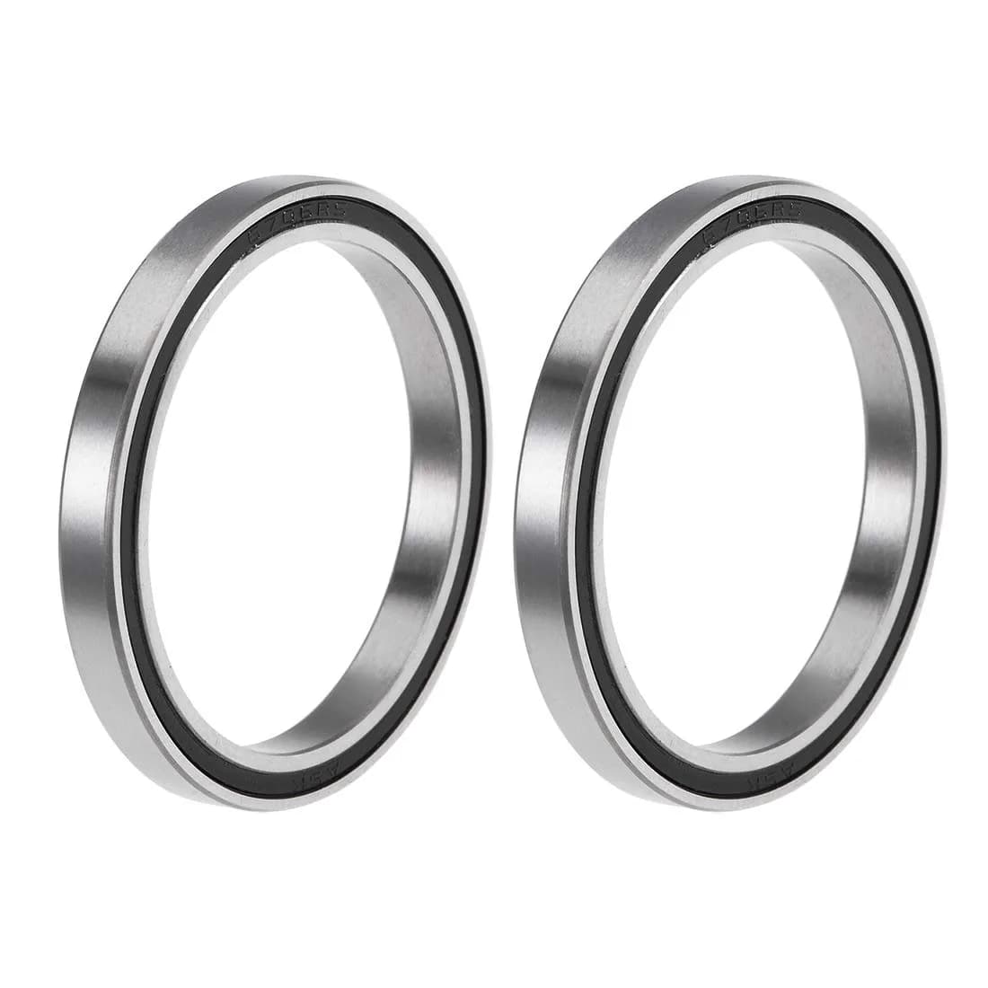 uxcell 6706-2RS Deep Groove Ball Bearings 30mm x 37mm x 4mm Double Sealed Chrome Steel (2 Pcs) | Industrial Grade Precision