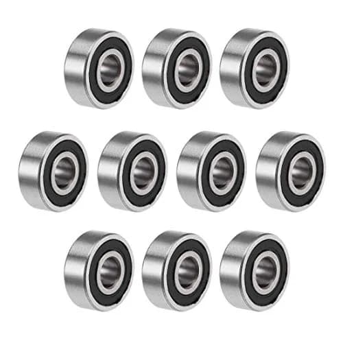 uxcell MR83-2RS Deep Groove Ball Bearing 3mm Inner Dia 8mm OD 3mm Bore Double Sealed Chrome Steel | Cost-Effective Industrial Use thumbnail 1