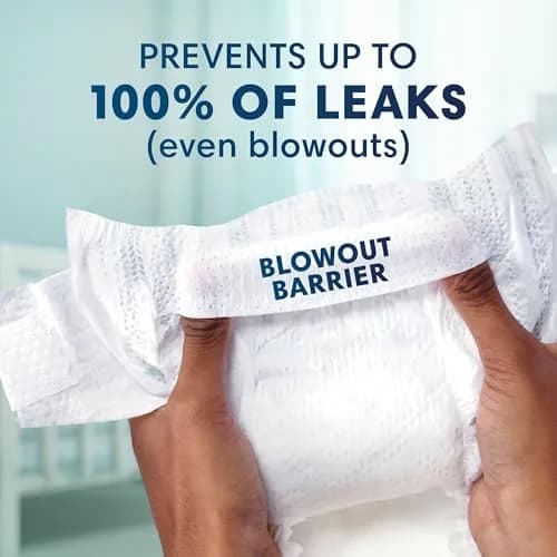 Pampers Pure Baby Diapers Size 1 (8-14 lbs) 132 Count | Hypoallergenic & Leakproof thumbnail 6