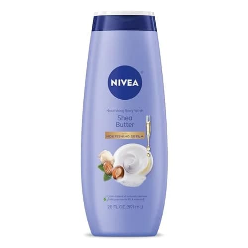 NIVEA Nourishing Shea Butter Body Wash with Nourishing Serum 591ml (20 Fl Oz) | Hydrates Dry Skin thumbnail 1
