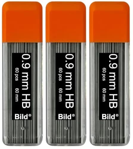 Bild Premium Mechanical Pencil Lead Refills (HB, 0.9 mm) | Smooth Dark Line, Break-Resistant, 180 Refills thumbnail 1