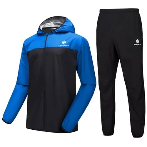 HOTSUIT Sauna Suit for Men Full Body 2XL | Sweat & Water Weight Loss Workout Gear thumbnail 1