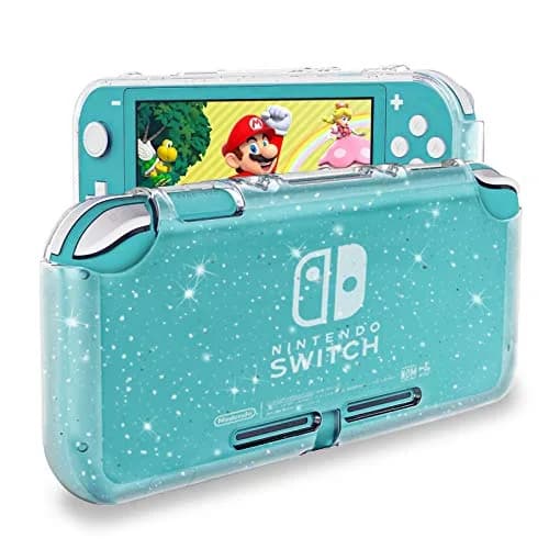 DLseego Protective Case for Nintendo Switch Lite, Glitter Bling Soft TPU Cover with Shock-Absorption and Anti-Scratch Design - Crystal Glitter thumbnail 1