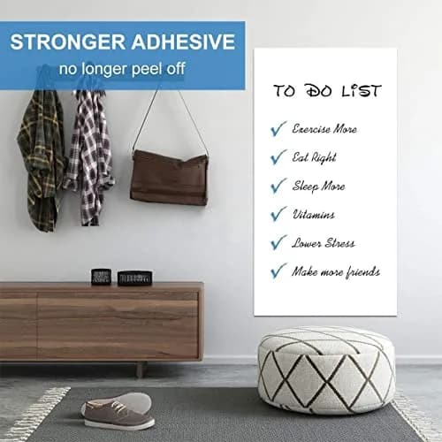 AFMAT Dry Erase Board Sticker 48 x 36 inches White Wall Wallpaper No Ghost (4' x 3') thumbnail 3