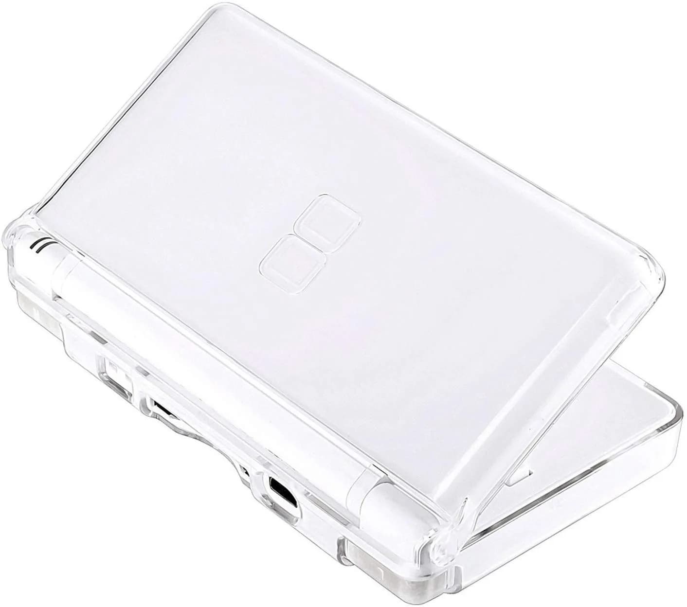 KlsyChry Transparent Hard Shell Case Cover for Nintendo DS Lite | Crystal Clear Housing, Scratch-Resistant (13.7x7.7x2.5cm) — Transparent