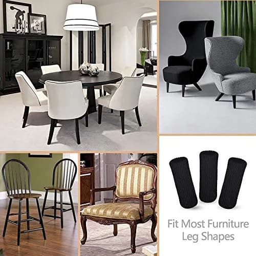 OEEKOI Furniture Leg Socks 24 pcs | Floor Scratch & Noise Protection for Chairs & Tables thumbnail 6