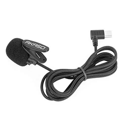 AKASO External Microphone for Brave 7/8/6 Plus Action Camera | Type-C Port thumbnail 2