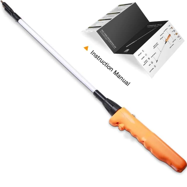 West Thorne Pro Cattle Prod 109.98 cm (43.3 inches) with LED Light | Efficient Livestock Handling — Orange