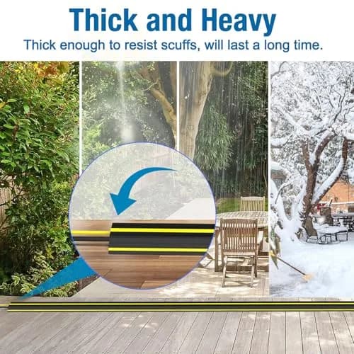 Eapele Heavy Duty Floor Cable Cover Protector 3.03" Wide x 10 ft Long | Prevents Trip Hazards thumbnail 5