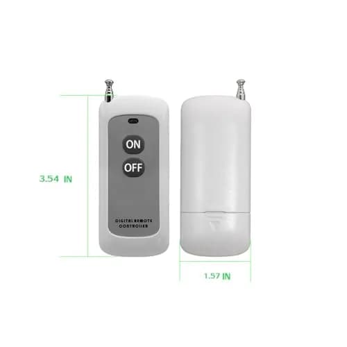 QOFOWIN DC 12V-72V Remote Control Switch with 3000W High Power & 300m Range | 2 Remotes Included thumbnail 7