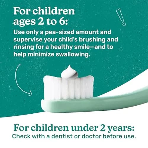 Tom's of Maine Natural Kids Fluoride Toothpaste Orange Mango 15.3 oz (5.1 oz 3-Pack) | Cavity Protection for Ages 2-6 thumbnail 8