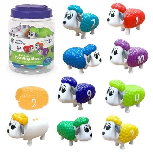 Learning Resources Snap-n-Learn Counting Sheep | Early Childhood Education Materials thumbnail 1