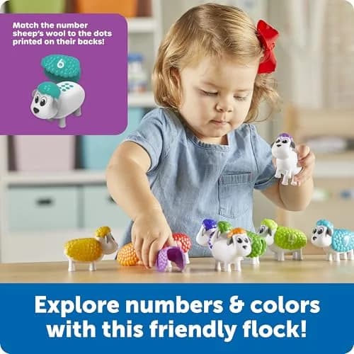 Learning Resources Snap-n-Learn Counting Sheep | Early Childhood Education Materials thumbnail 2
