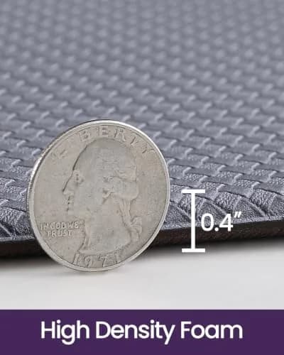 DEXI Anti Fatigue Kitchen Floor Mats Set of 2, 183 cm (72 in) & 74 cm (29 in) Grey | Cushioned Comfort for Standing thumbnail 4