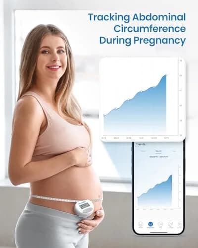 RENPHO Smart Body Measuring Tape 150cm (60in) | Retractable, Bluetooth App thumbnail 6