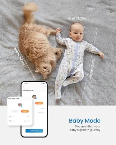 RENPHO Smart Body Measuring Tape 150cm (60in) | Retractable, Bluetooth App thumbnail 7