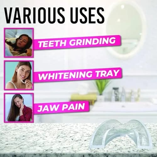 HONEYBULL Custom-Fit Thick Night Guards 6 Pack (Clear) | Boil-and-Bite Dental Protection thumbnail 6
