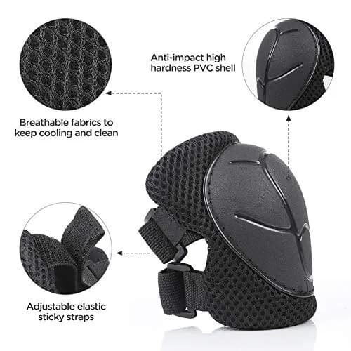 DaCool Kids Bike Helmet and Protective Gear Set with Knee Pads, Adjustable for Ages 3-8 | Multi-Sport Safety Gear thumbnail 5