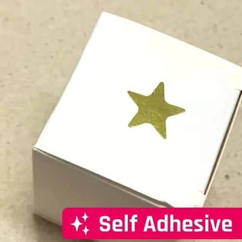 TownStix Gold Foil Star Metallic Stickers 1000 Pack | Classic Star Pattern thumbnail 6
