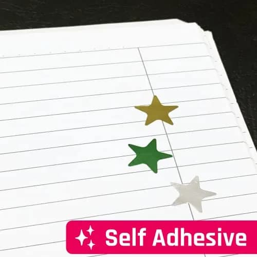 TownStix Gold Foil Star Metallic Stickers 1000 Pack | Classic Star Pattern thumbnail 7