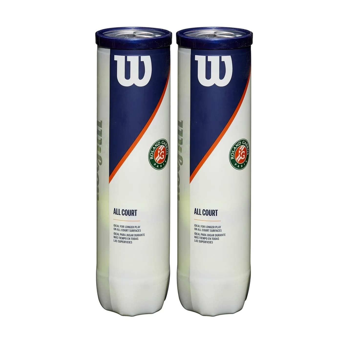 Wilson Roland Garros Official Tennis Balls 8 Balls (2 Cans) | Approved by French & International Tennis Federations — Yellow