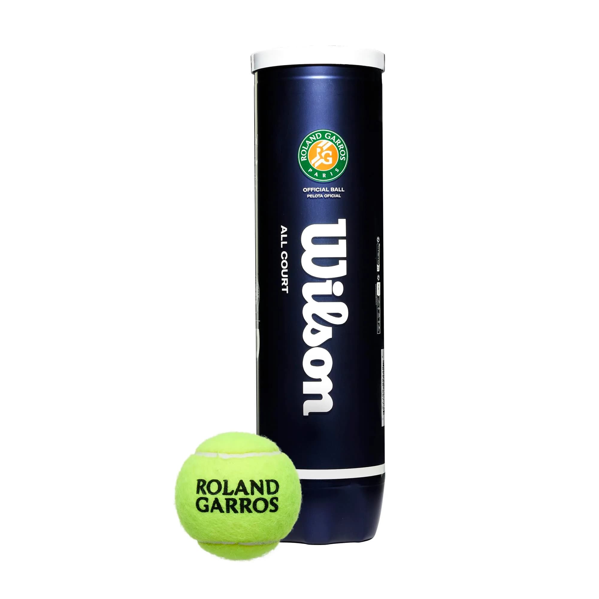 Wilson Unisex-Adult Roland Garros Official Tennis Ball, Yellow, 3 Balls | Superior Clay Court Performance thumbnail 5