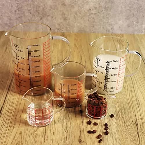 Ackers BORO3.3 Glass Measuring Cup 500ml | Insulated Handle & V-Shaped Spout thumbnail 7