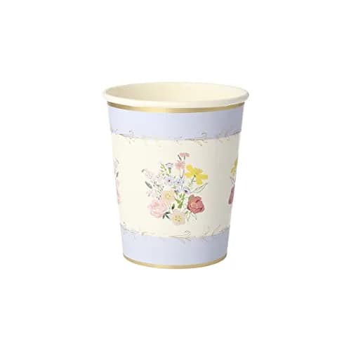 Meri Meri Flower Cups for Parties | Floral Floral Design, 9oz Capacity, Pack of 8 thumbnail 8