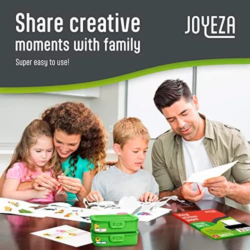 JOYEZA Premium Printable Vinyl Sticker Paper for Inkjet Printer - 25 Sheets Matte White Waterproof, Dries Quickly Vivid Colors, Holds Ink well- Tear Resistant thumbnail 8