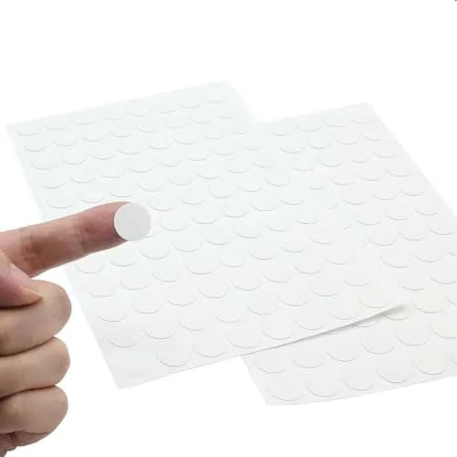 ZXUEZHENG White Screw Hole Stickers | 192-Count (96 per Sheet) for Furniture thumbnail 4