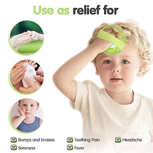 Hilph Kids Ice Packs for Boo Boos, Reusable 3 Pack Gel Ice Packs with Soft Backing 11.9cm x 11.9cm (4.7"x4.7") | Dual-Sided Cold & Hot Therapy thumbnail 2