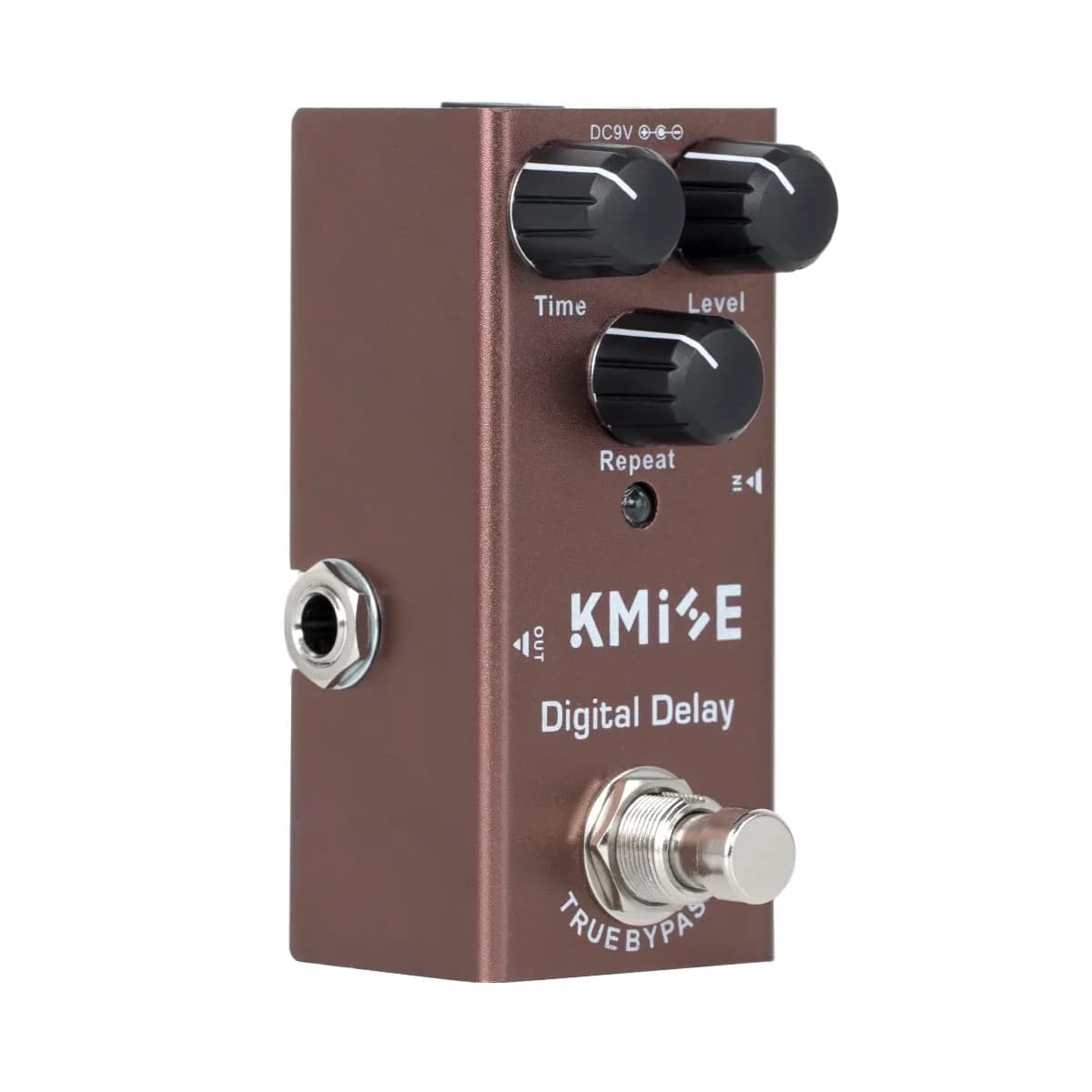 lotmusic Kmise Crunch Distortion Electric Guitar Effects Pedal | 9V True Bypass, 3 Modes, Noise Reduction — Digital Delay