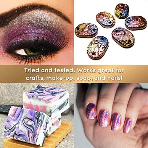 SEISSO Sliver Black Mica Powder 3.5 oz | Cosmetic Grade for Soap & Resin Projects thumbnail 5