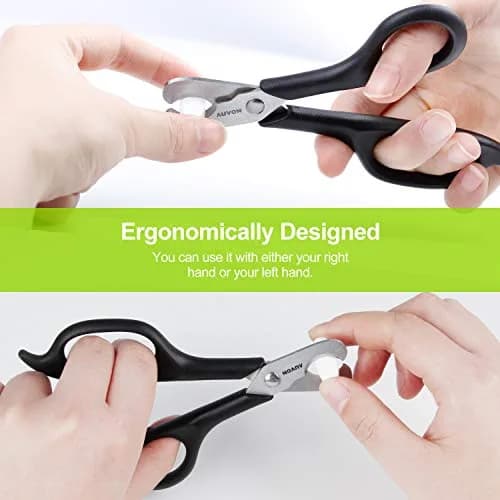 AUVON Scissors-Shaped Pill Cutter Black | Doctor Recommended for Easy Tablet Splitting thumbnail 6