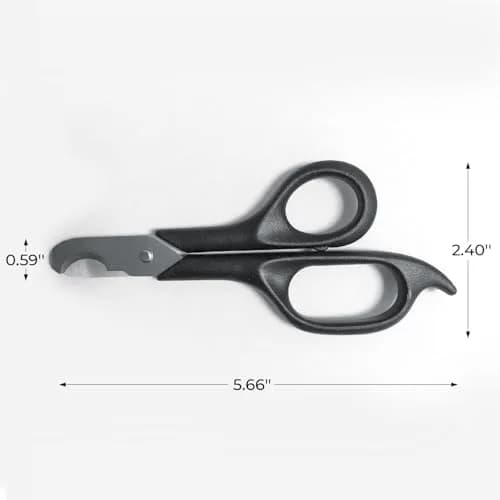 AUVON Scissors-Shaped Pill Cutter Black | Doctor Recommended for Easy Tablet Splitting thumbnail 8
