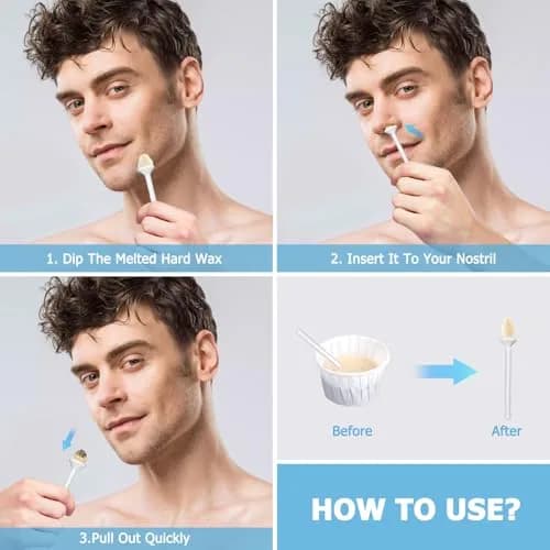 CoFashion Nose Wax Kit 50g (1.76 oz) | Painless Hair Removal for Nostrils & Ears thumbnail 4