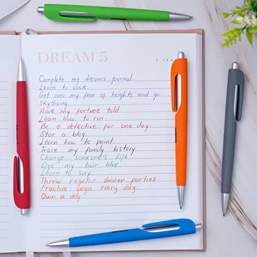 BLIEVE Aesthetic Gel Pens and Highlighters Set 10-Piece | Smooth Ink, No Bleed, Bible Journaling thumbnail 4