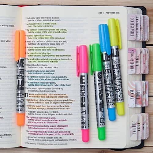 BLIEVE Aesthetic Gel Pens and Highlighters Set 10-Piece | Smooth Ink, No Bleed, Bible Journaling thumbnail 5